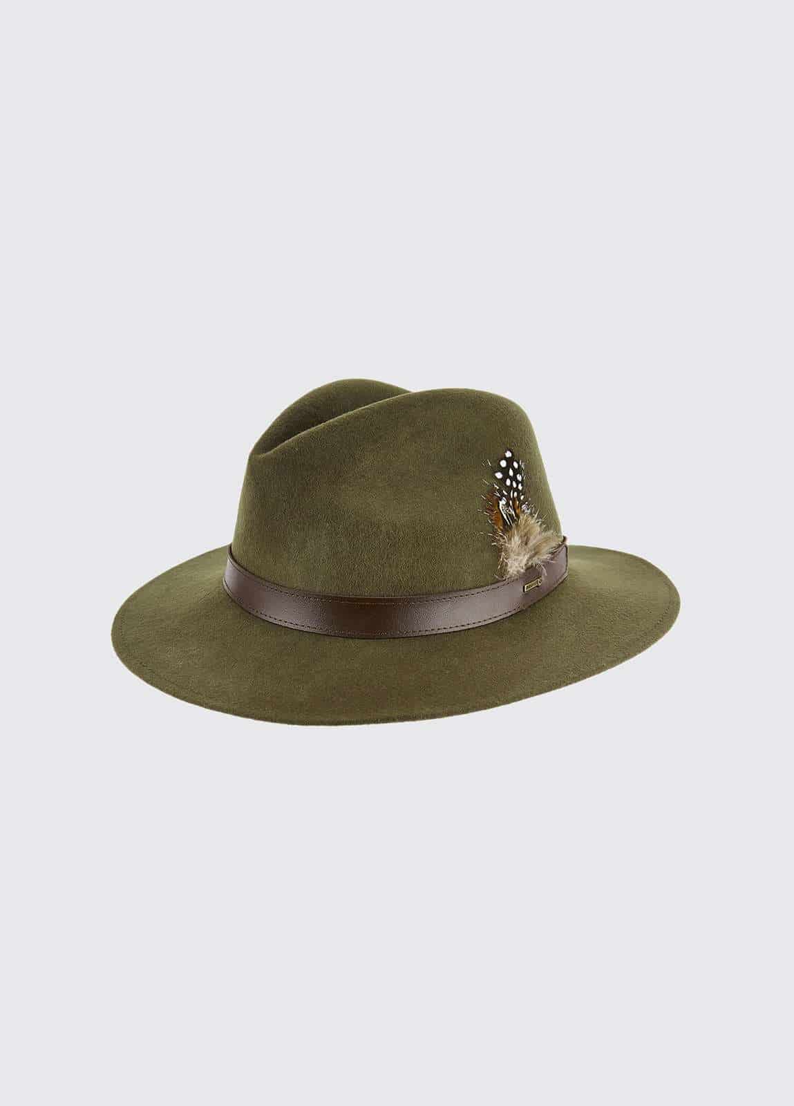 Dubarry <br> Gallagher Felt Hat Olive