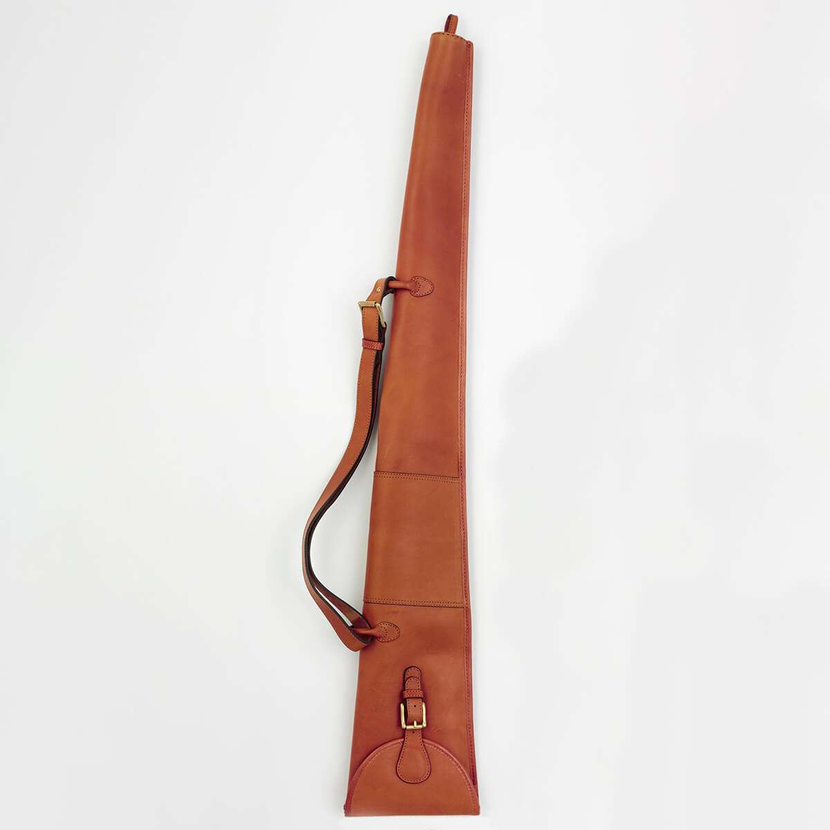 Laksen Sporting <br> Leather Gun Slip Mahogny