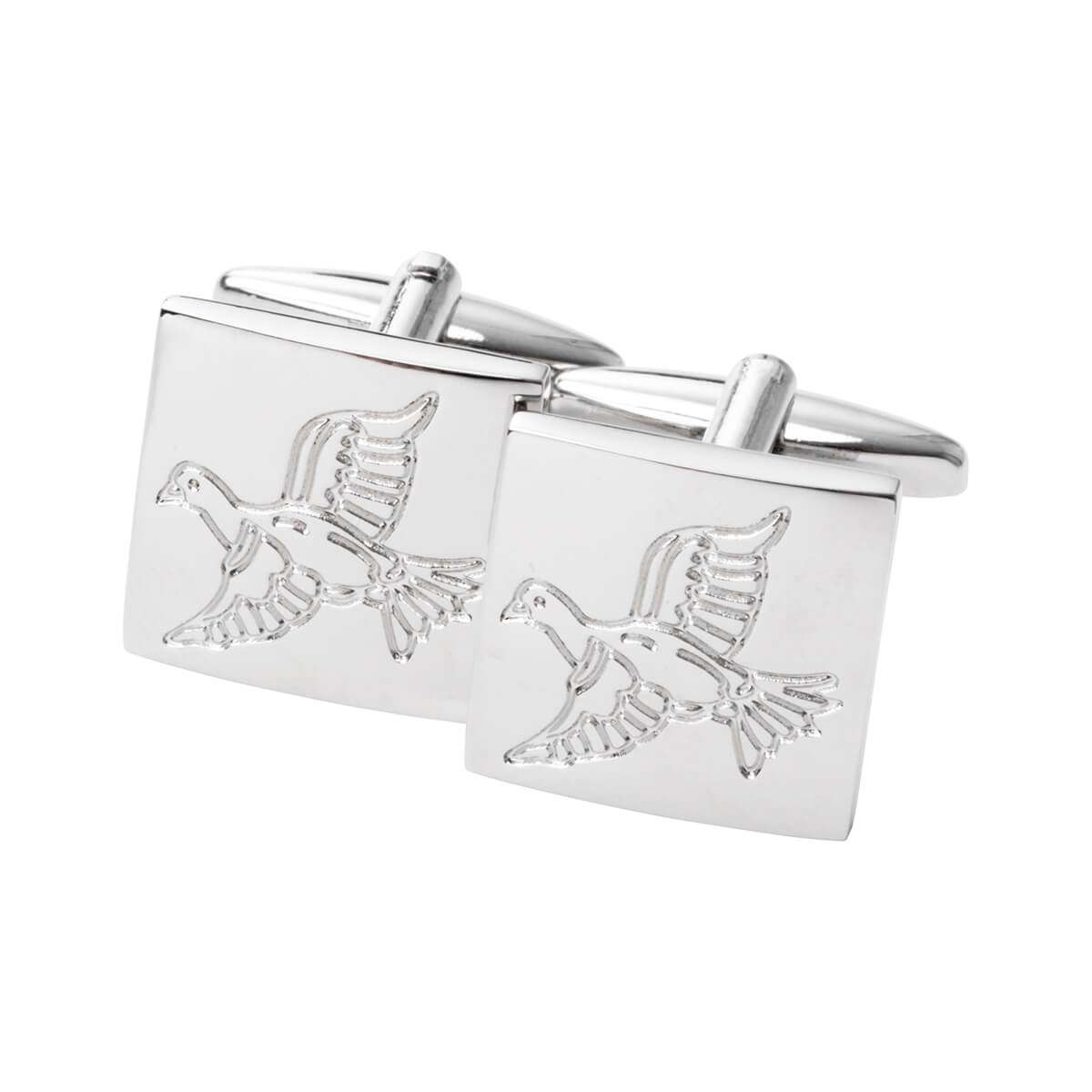 Laksen Sporting <br> Grouse Cufflinks Silver