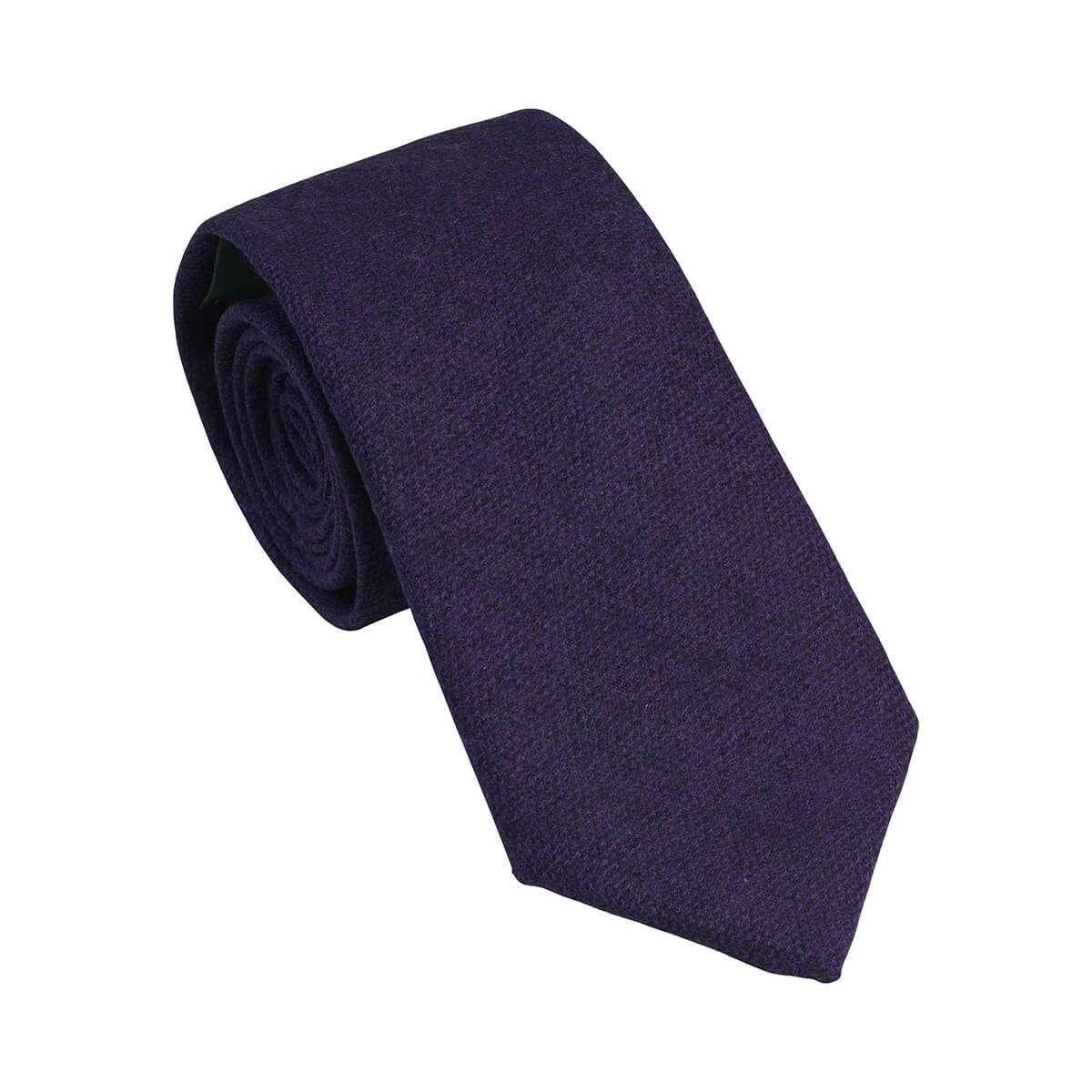 Laksen Sporting <br> Celtic Tweed Tie Purple