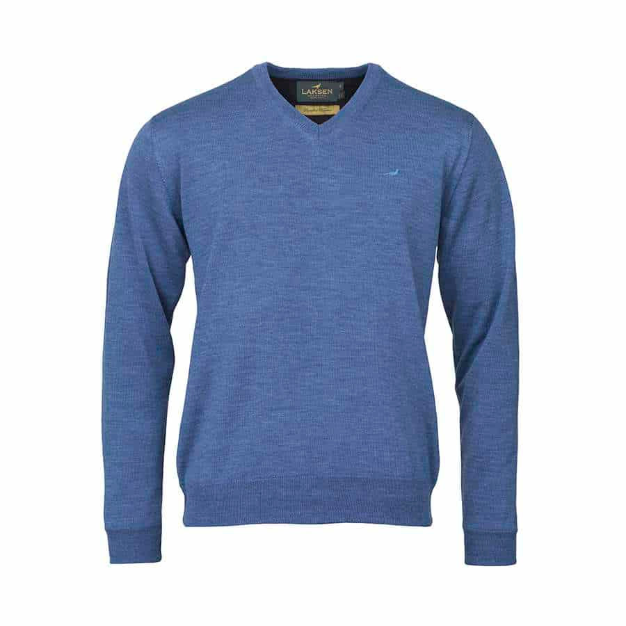 Laksen Sporting <br> Grantham Windstopper V Neck Denim