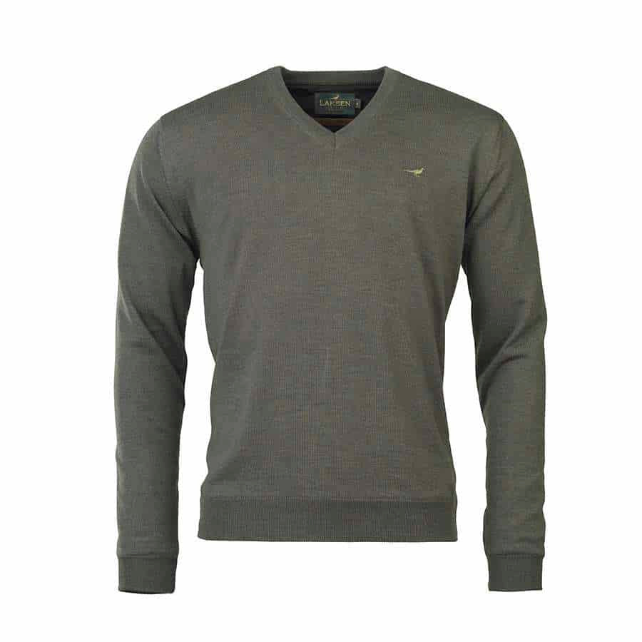 Laksen Sporting <br> Grantham Windstopper V Neck Olive