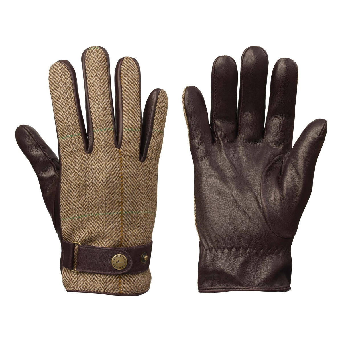 Laksen Sporting <br> Skye Men's Tweed & Lambsskin Gloves