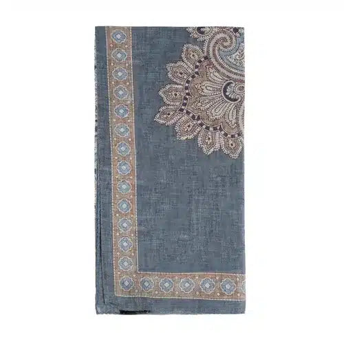 House Of Amanda Christensen <br> Bandana Navy Paisley