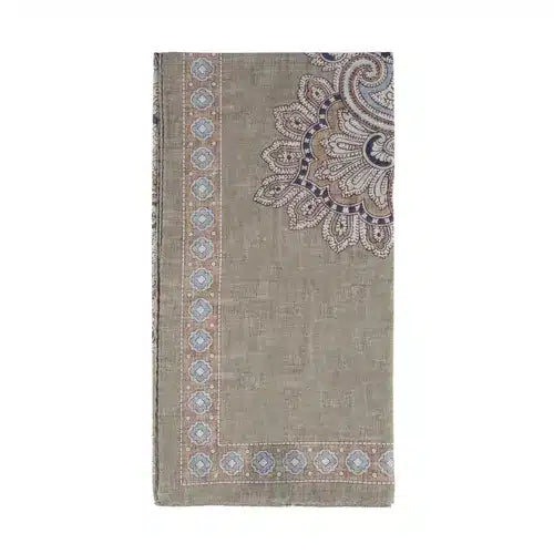 House Of Amanda Christensen <br> Bandana Olive Paisley