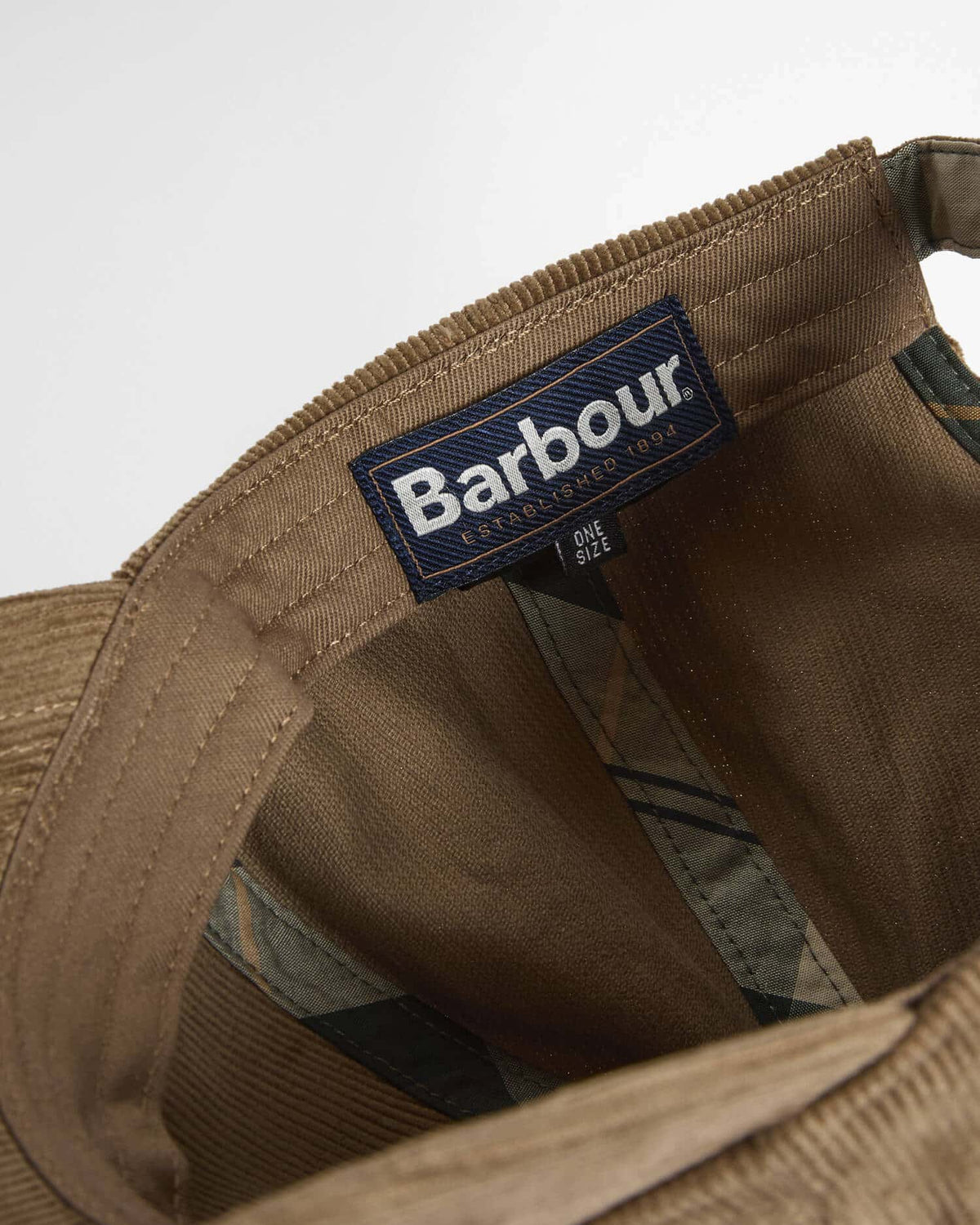 Barbour Bayfield Cord Cap Beige