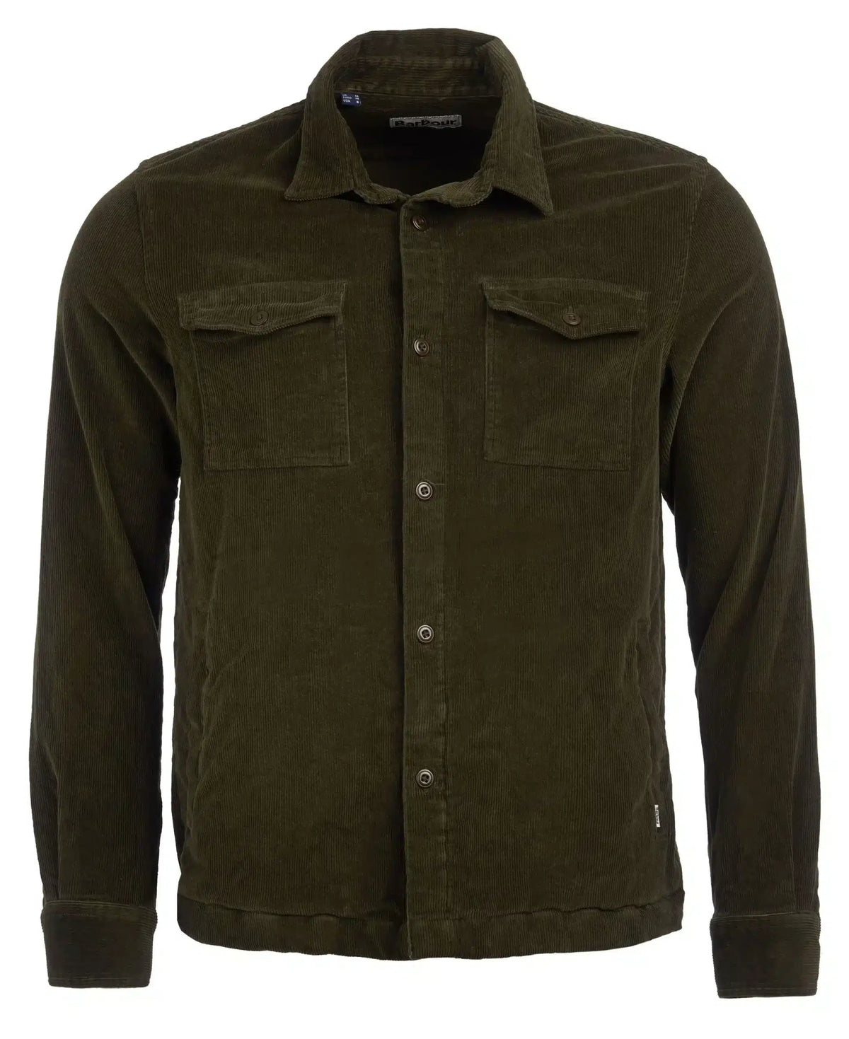Barbour Cord Overshirt Olive