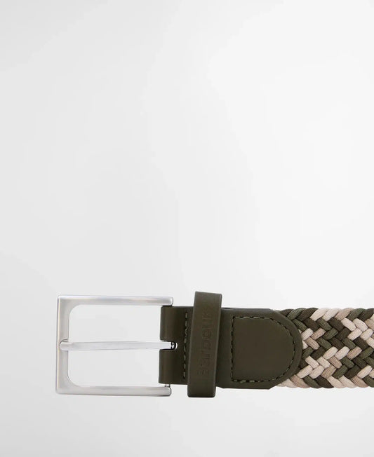 Barbour Ford Webbing Belt Olive Mix
