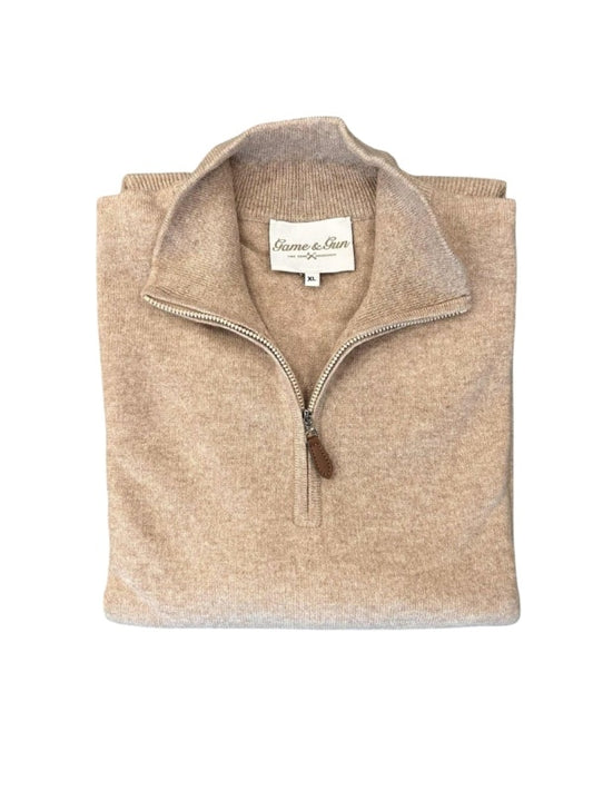 G&G The Cashmere Half-Zip Sand