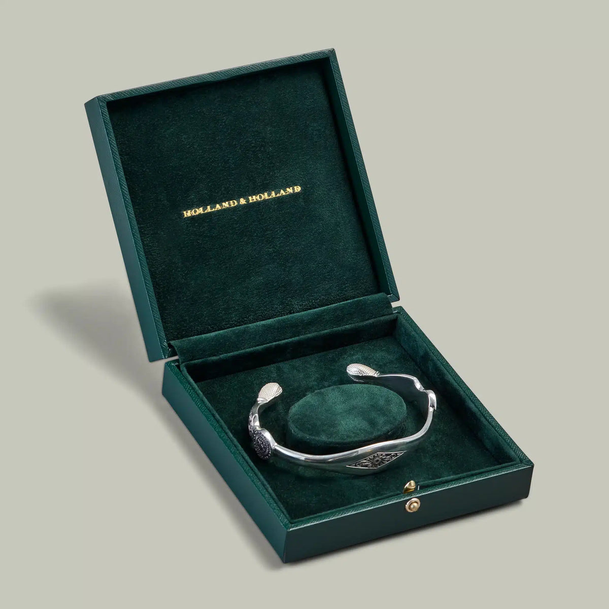 H&H Silver H&H Top Lever Bangle
