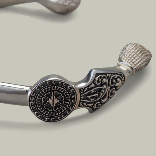 H&H Silver H&H Top Lever Bangle