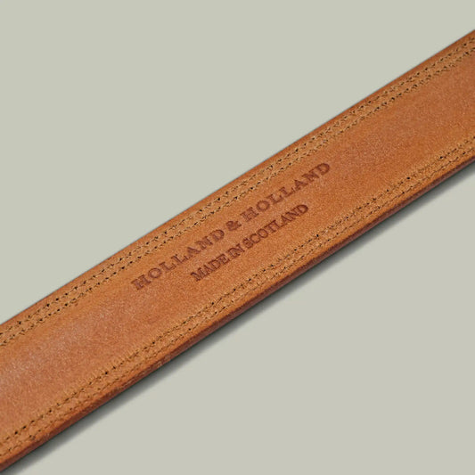 H&H Classic 1.5" Lined Bridle Leather Belt London Tan