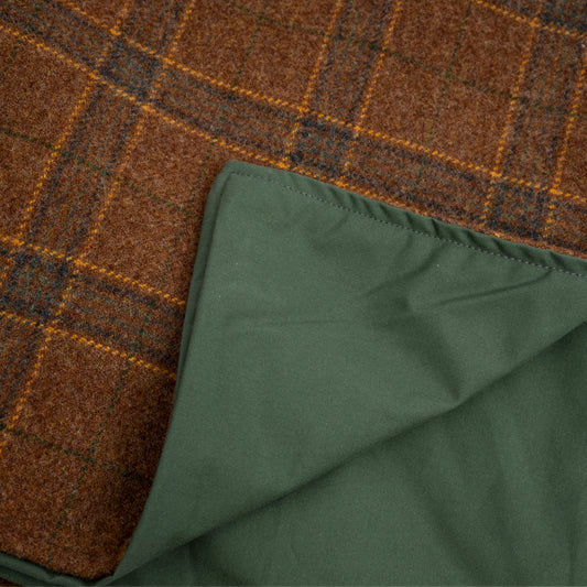 H&H House Check Wool & Waxed back Picnic Blanket