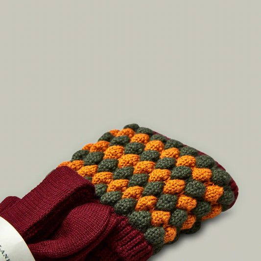 H&H - Angus Shooting Socks/Ties - Burgundy