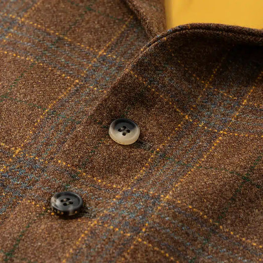 H&H - Harrow Tweed Lapel Vest - House Tweed