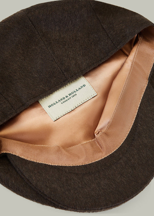 H&H - Northwood Loden Flat Cap - Walnut
