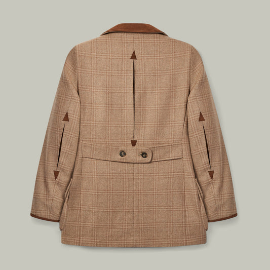 H&H - Northwood Ladies Tweed Field Coat - Hazel