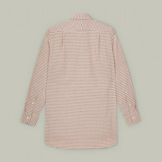H&H - Northwood Classic Brushed Cotton Shirt - Berry