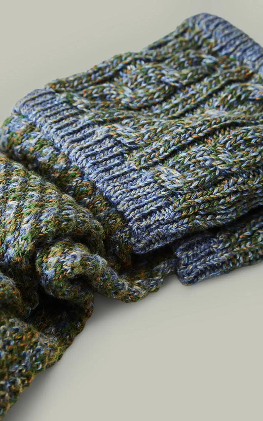 H&H - Reiver Shooting Socks/Ties - Blue Lovat