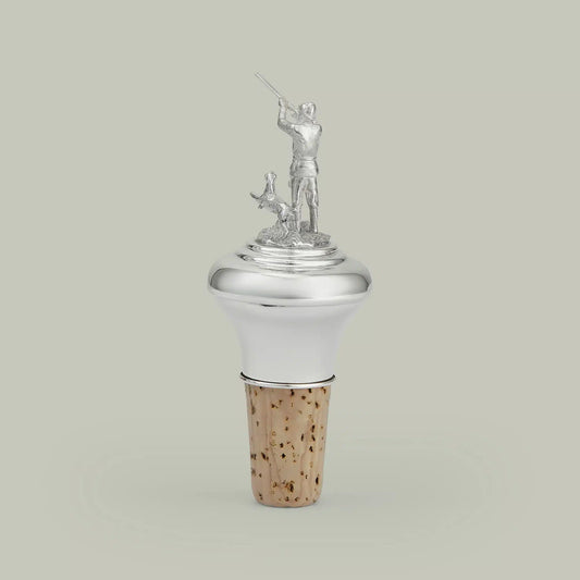 H&H - Silver Hunter Bottle Stopper