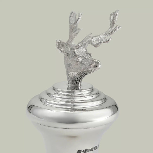 H&H - Silver Stag Bottle Stopper
