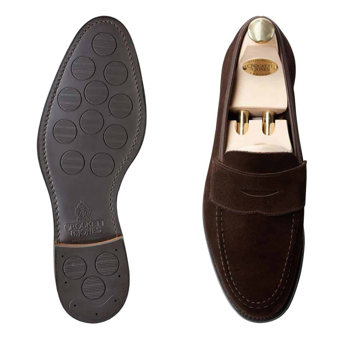 Crockett & Jones <br> Harvard 2 Dark Brown Suede
