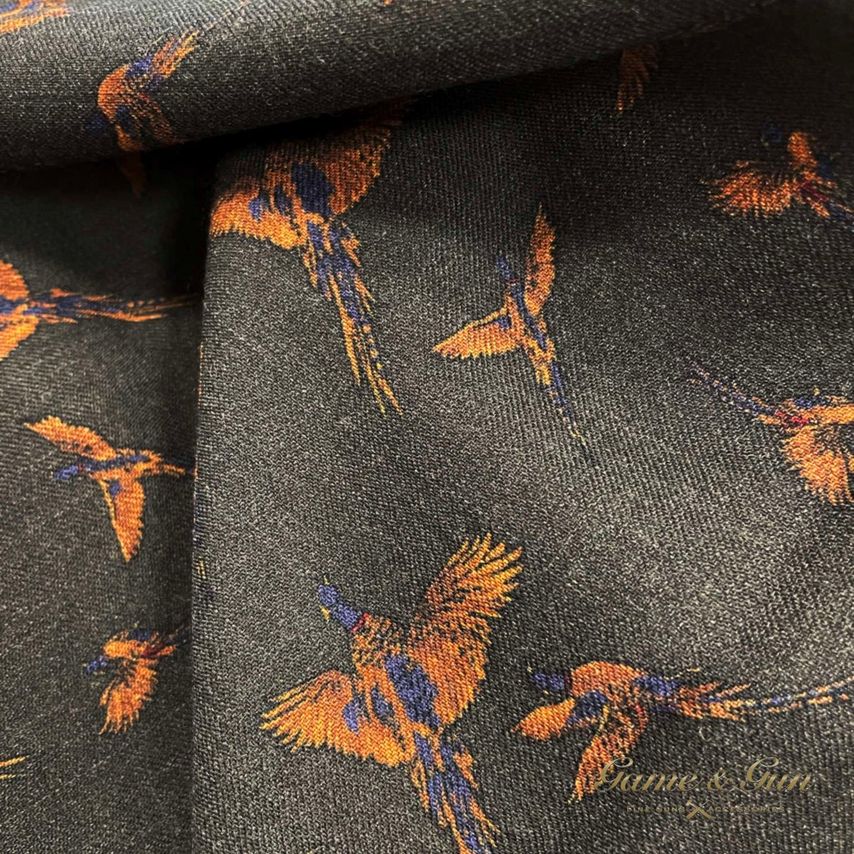 Portia <br> Wool Scarf Pheasant Green