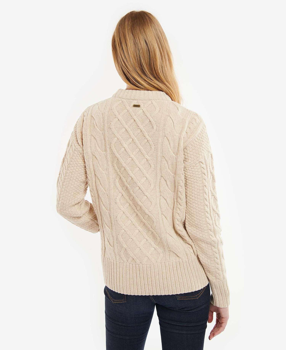 Barbour <br> Ladies Daffodil Knit Oatmeal