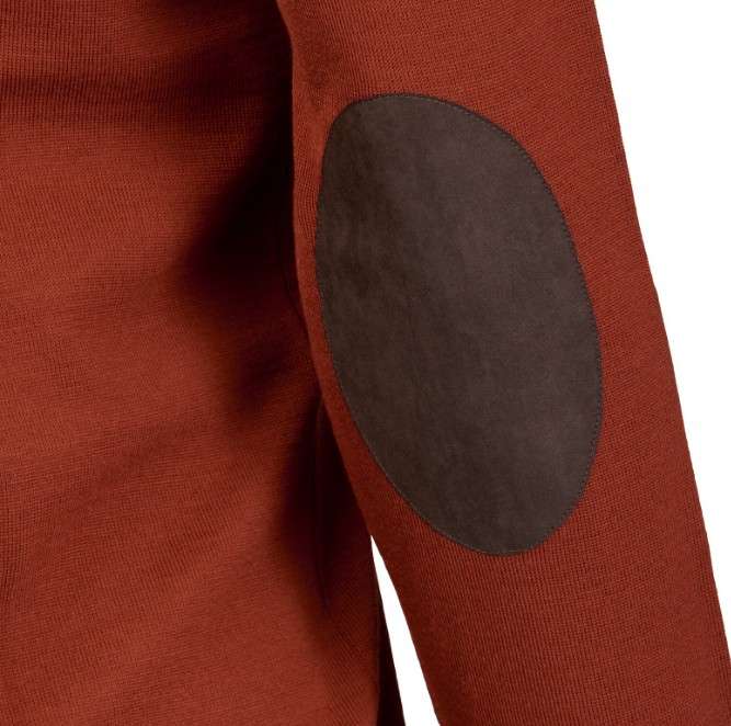 Laksen Sporting <br> Sussex V-neck Burnt Orange