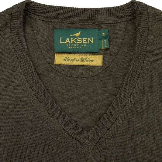 Laksen Sporting <br> Sussex V-neck Olive
