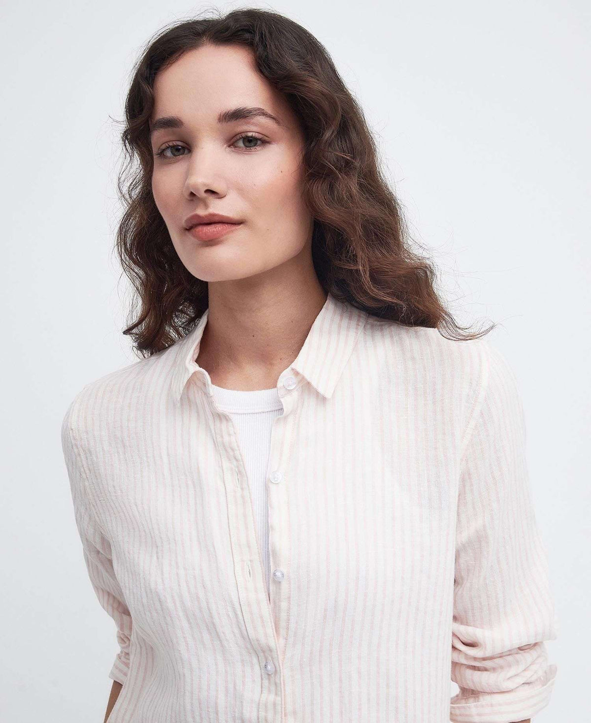 Barbour Marine Shirt - Shell Pink