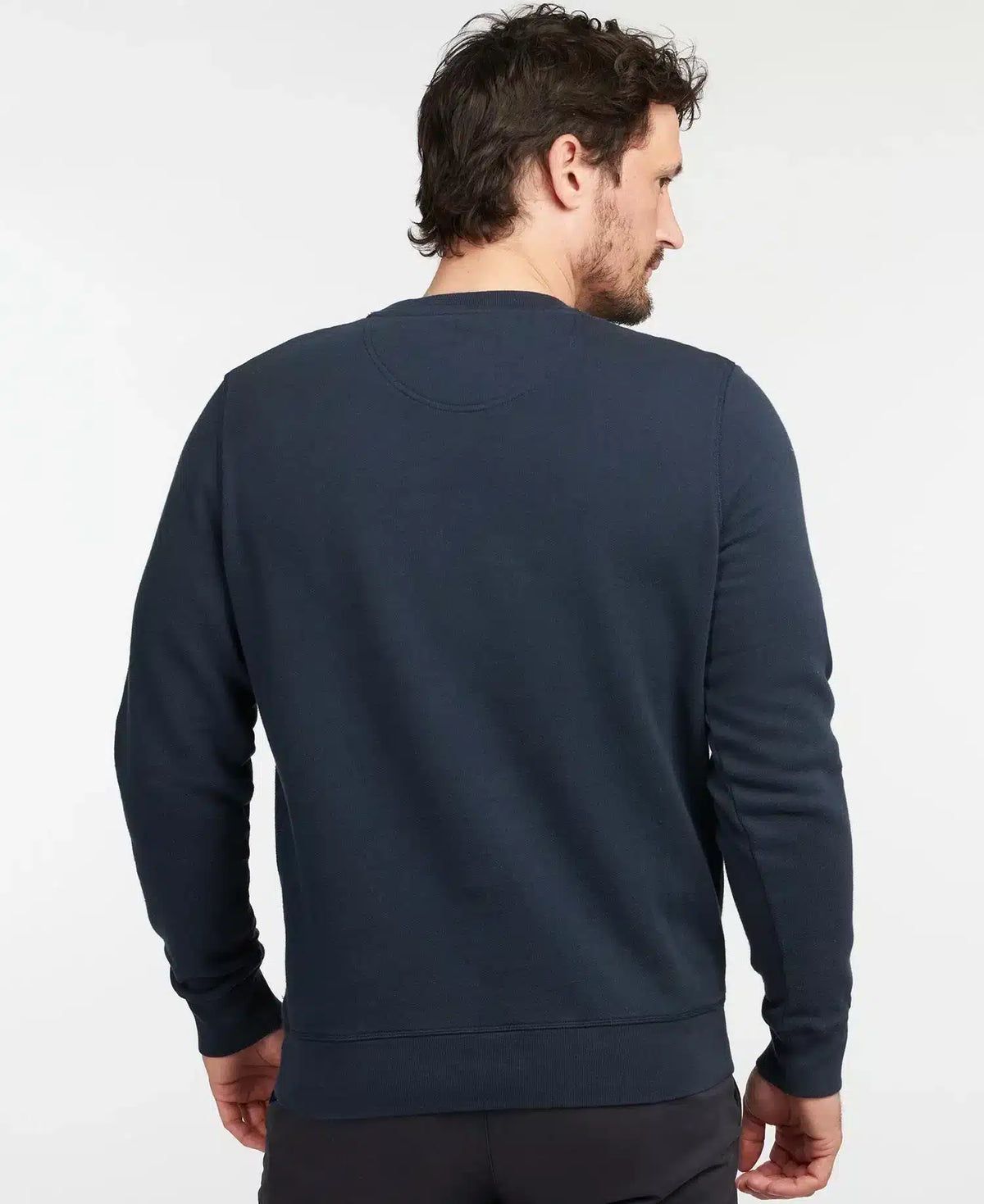 Barbour <br> Prep Logo Crew Navy