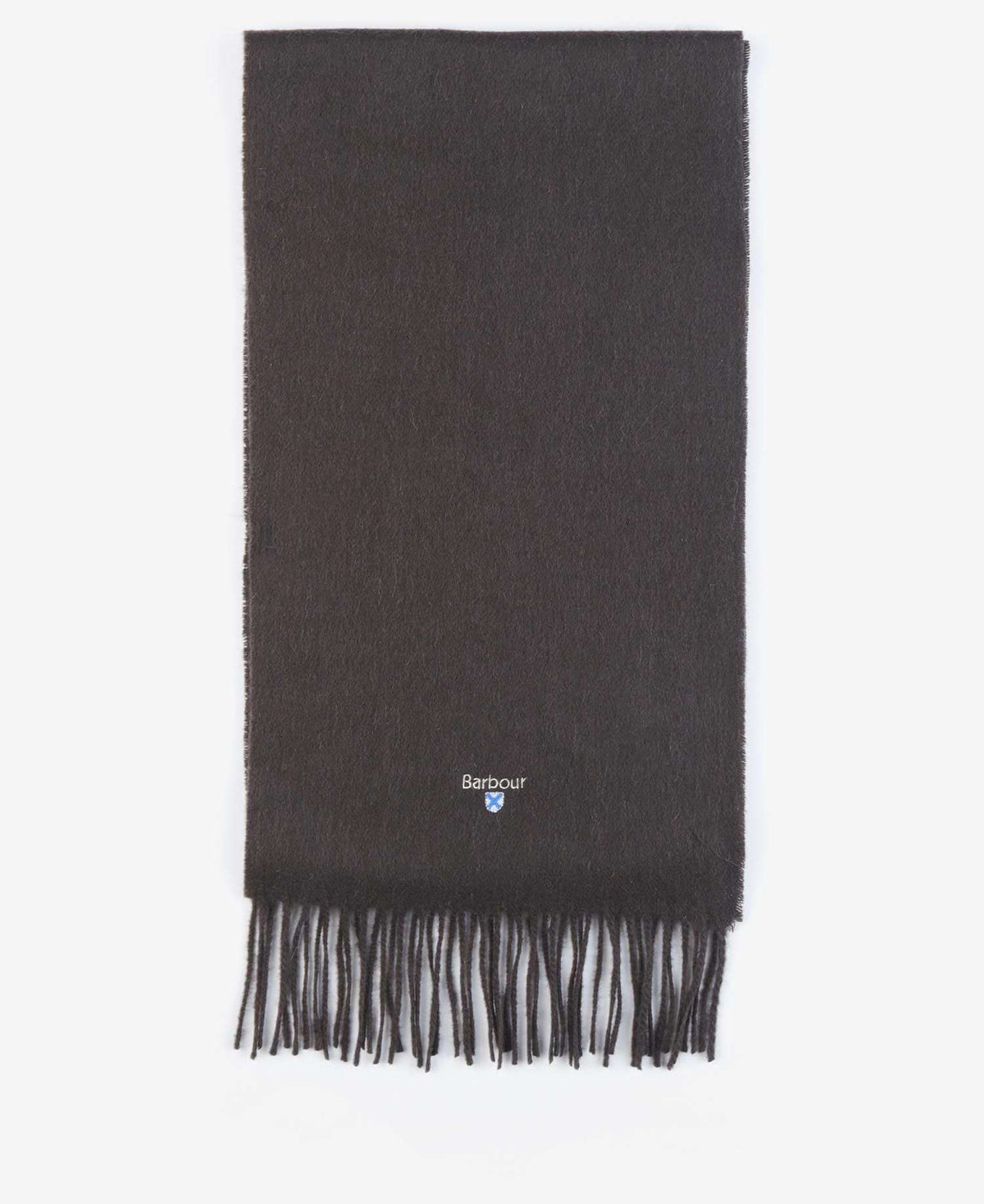 Barbour <br> Lambswool Scarf Brown