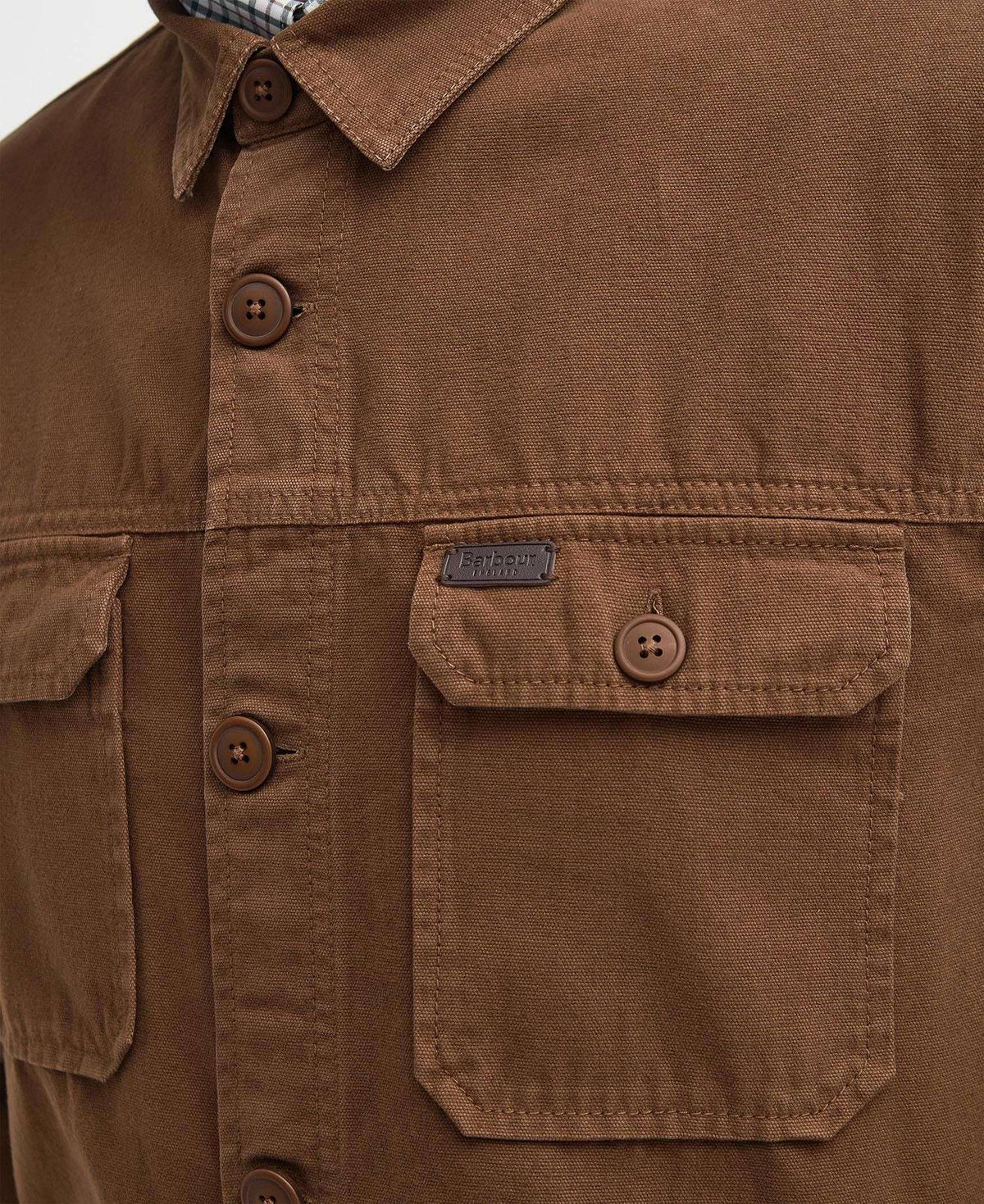 Barbour <br> Swindale Overshirt Dark Sand