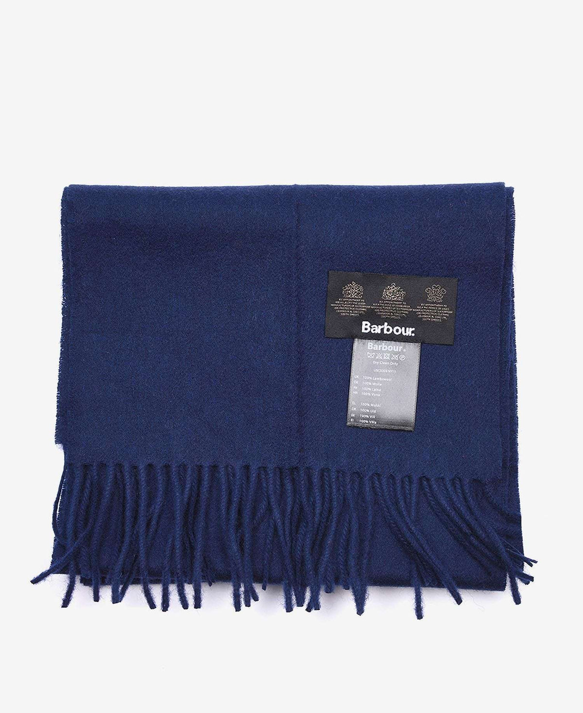 Barbour <br> Lambswool Scarf True Navy