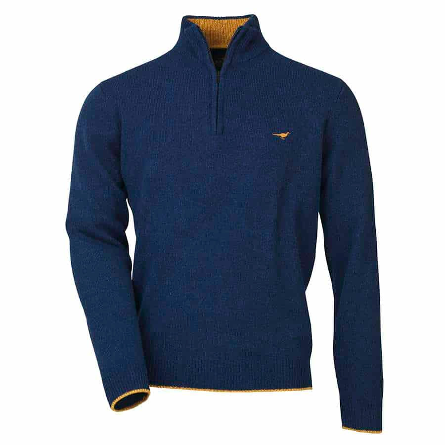 Laksen Sporting <br> Brompton Zip Neck Midnight