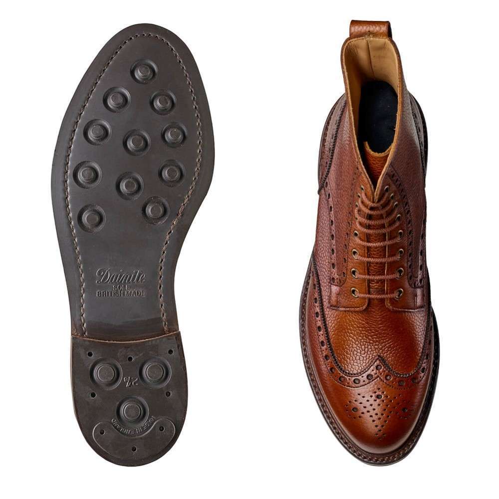 Crockett & Jones <br> Grace 2 Tan Scotch Grain
