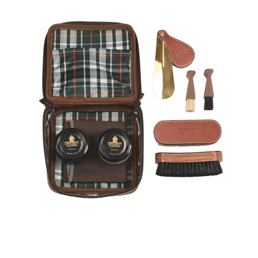 Crockett & Jones <br> Travel Shoe Kit Leather