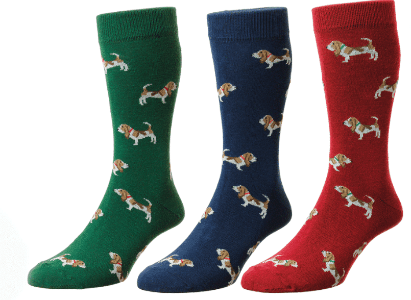 Bisley <br> Hounds Socks Red