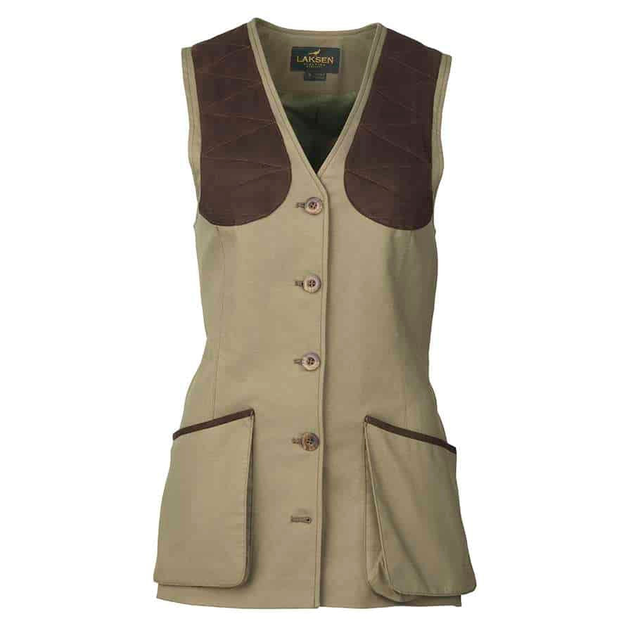 Laksen Sporting <br> Cottonwoods Lady Beauly Shooting Vest – Plantation Green