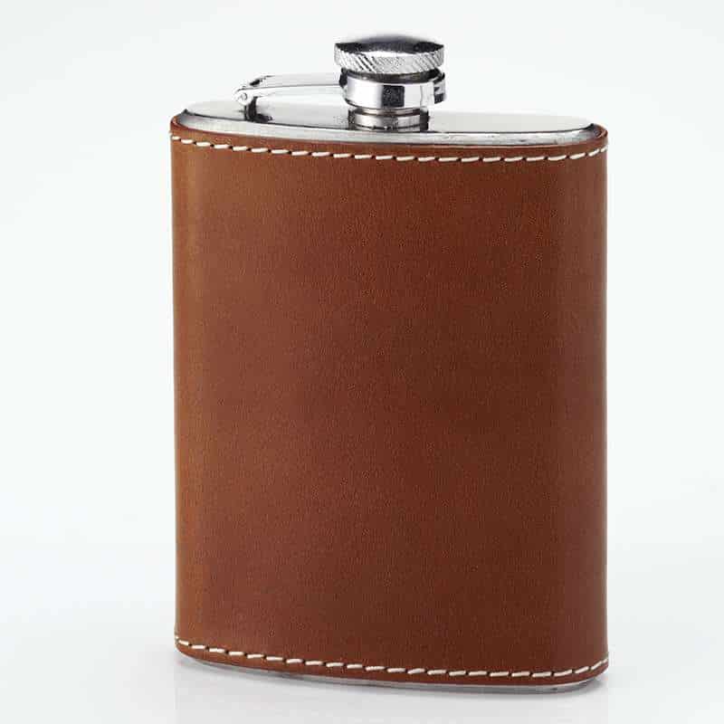 Laksen Sporting <br> Pocket Flask Mahogany