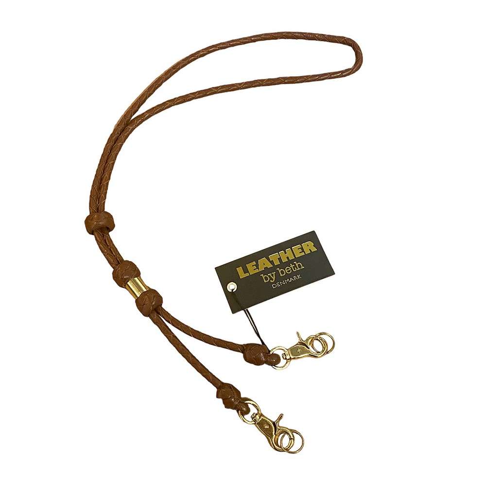 Leather by Beth <br> Whistle Line Double Cognac