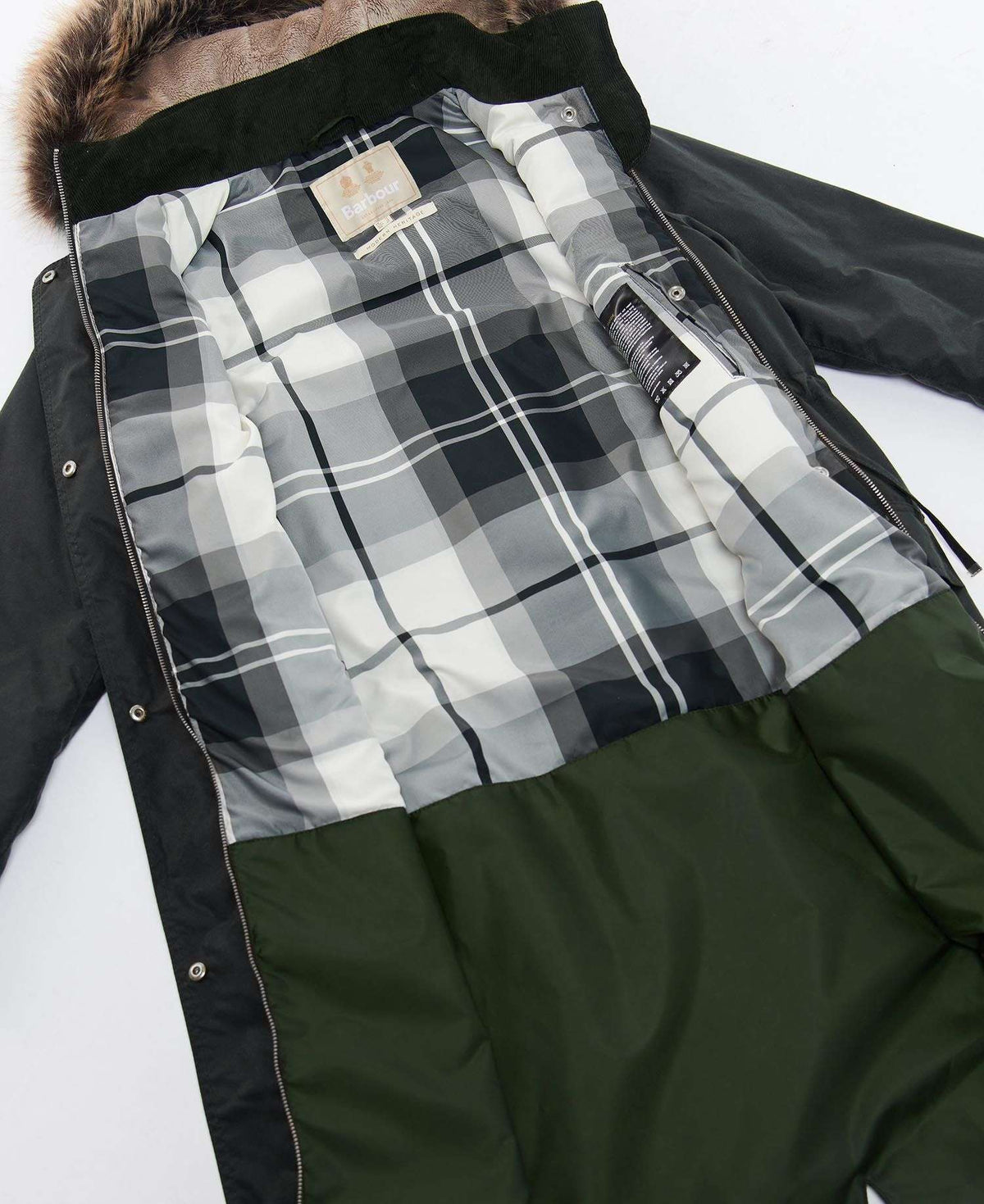 Barbour <br> Lorelie Wax Jacket Sage size M/12