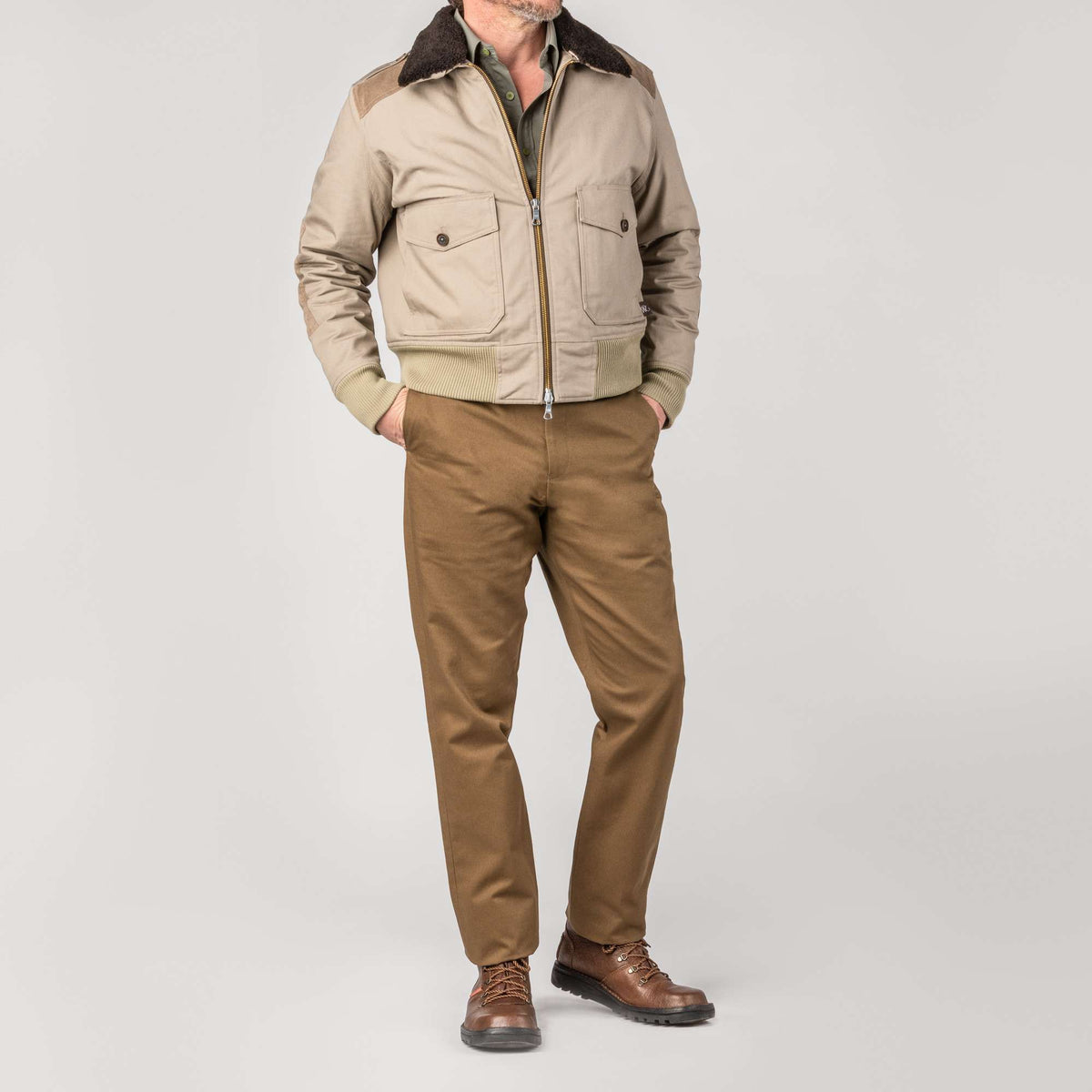 Westley Richards <br> Twill Trousers Rye