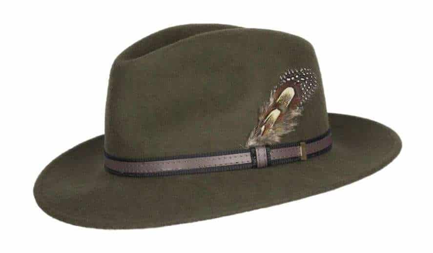 Oxford Blue <br> Wool Felt Hat Loden