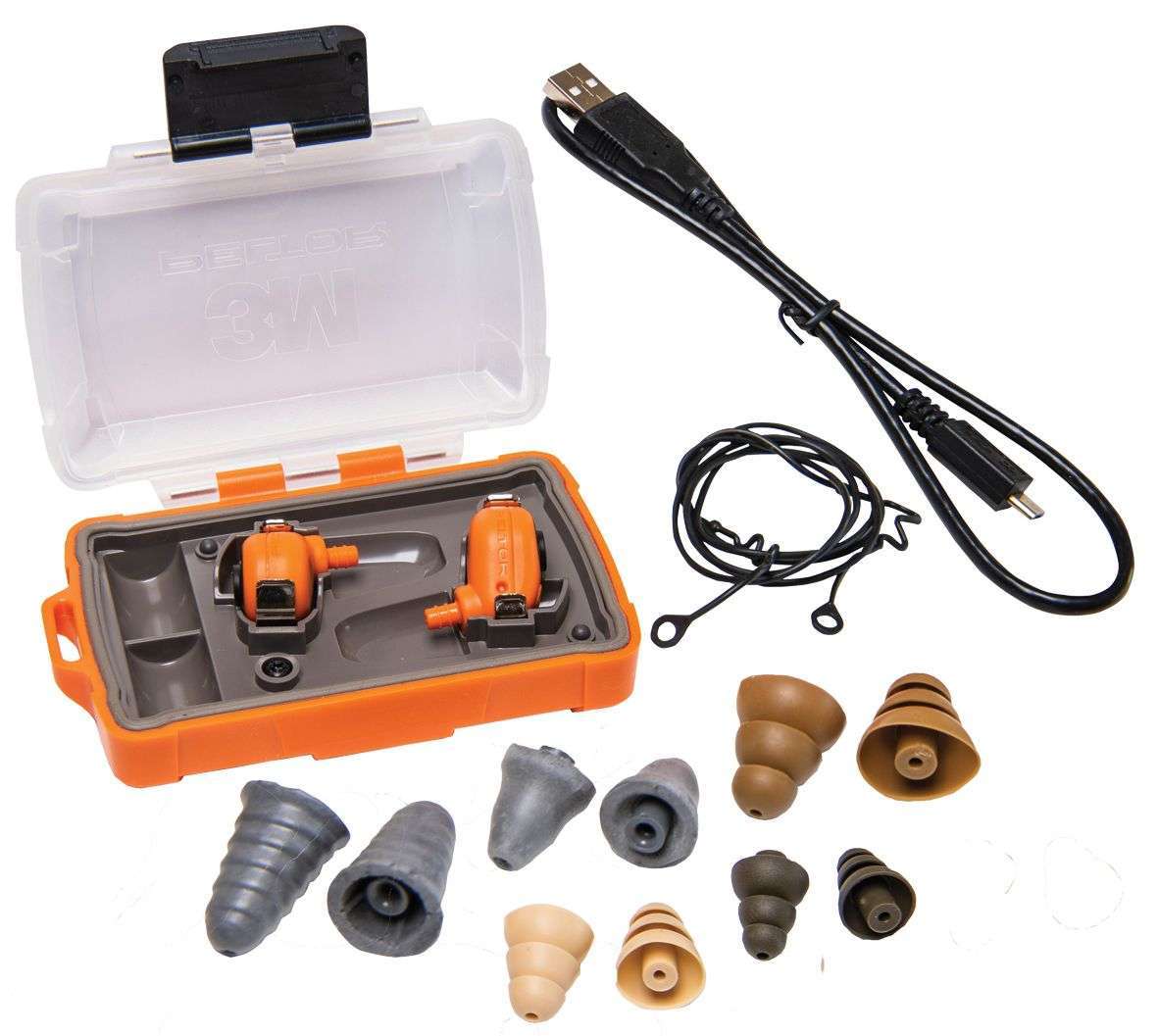 Peltor <br> EEP-100 electronic ear plug kit orange