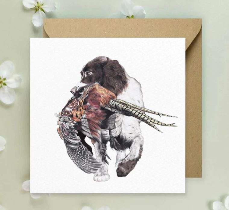 The Spaniel Postcard - Kimberley Dewhurst