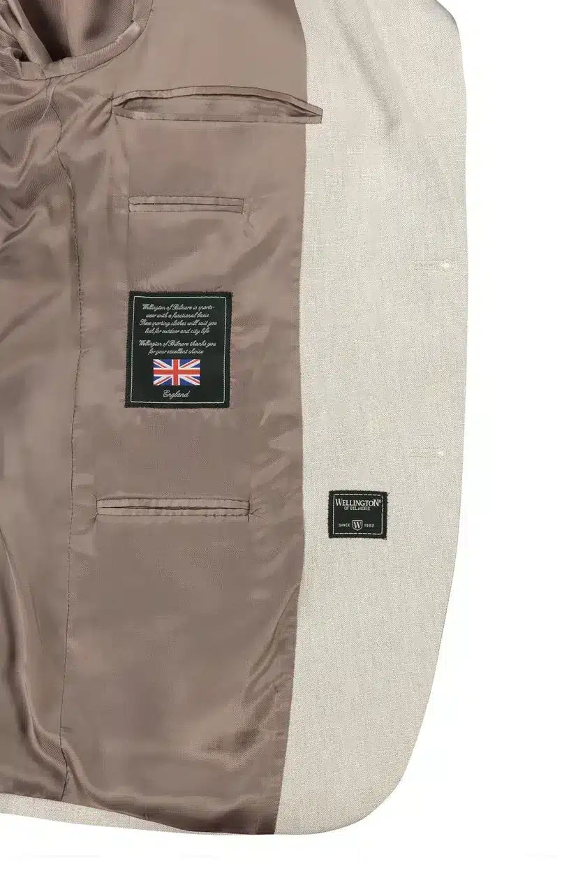 Wellington of Bilmore <br> London Linen Jacket Nature