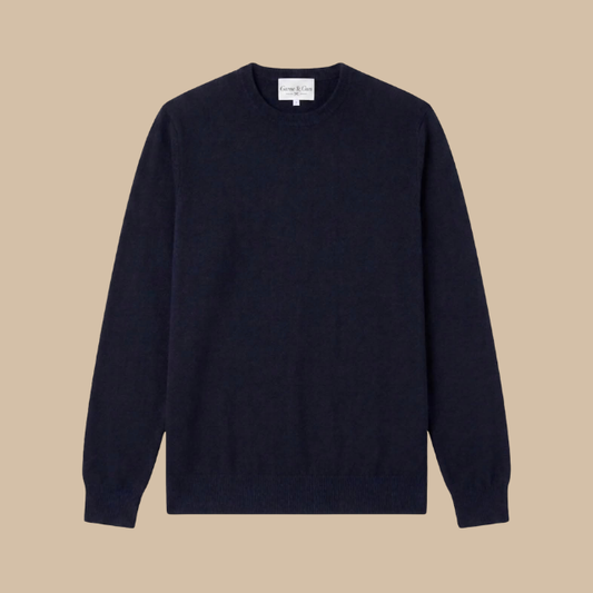 G&G The Cashmere Crewneck Navy Blue