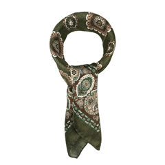 Green Silk Bandana